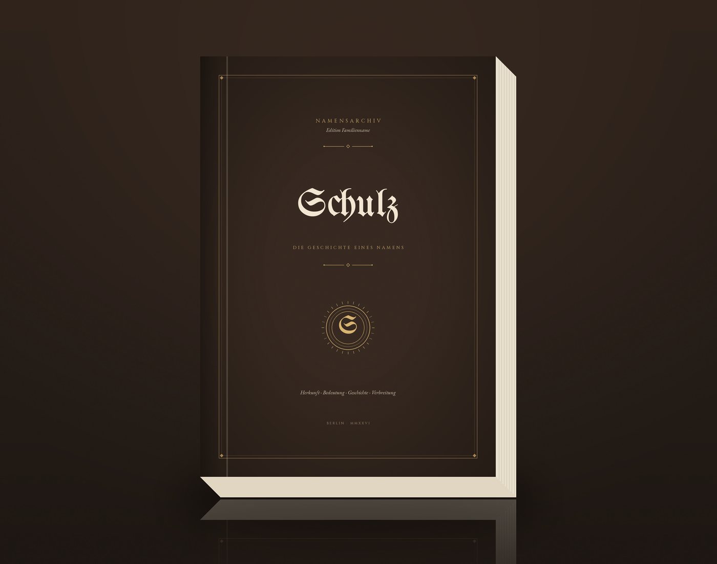Hardcover „Schulz – Die Geschichte eines Namens“ (Beispiel)
